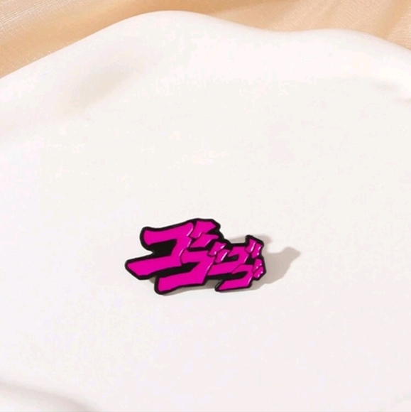 Jojo joestar anime manga pink Dio funny enamel pin jewelry mens women's decor - Picture 6 of 7